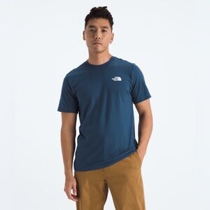 The North Face Men's Deep Blue Short Sleeve Tee size, XLwith front and back logo